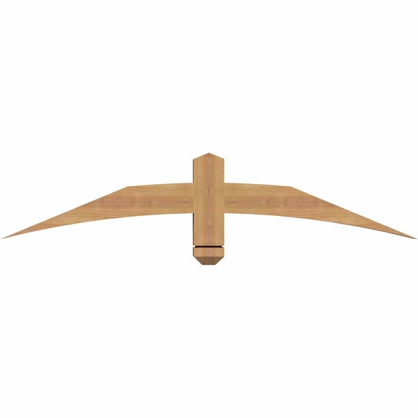 Ekena Millwork Bellingham Timber Gable Bracket, Western Red Cedar, 48"W x 10"H x 3 1/2"D x 3 1/2"F, 5/12 Pitch GBW048X10X0404BEL00SWR - main